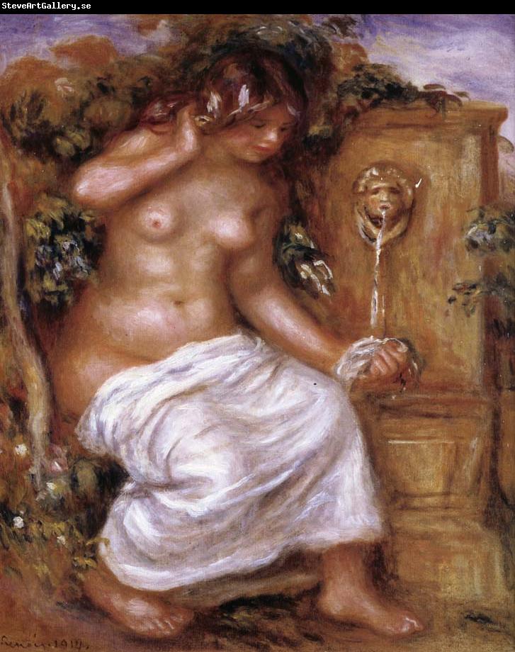 Pierre Renoir The Bather at the Fountain